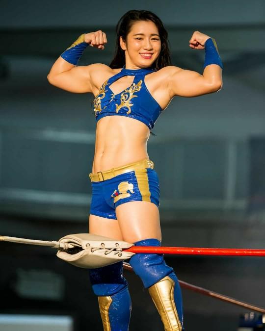 Would you love to date this female Japanese pro wrestler and get it on with her in bed?