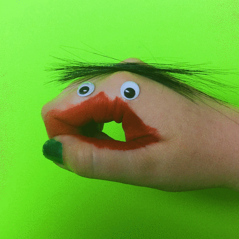 "Hand " puppet. 