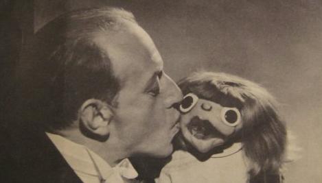 Senor Wences and "Johnny", a literal hand puppet.