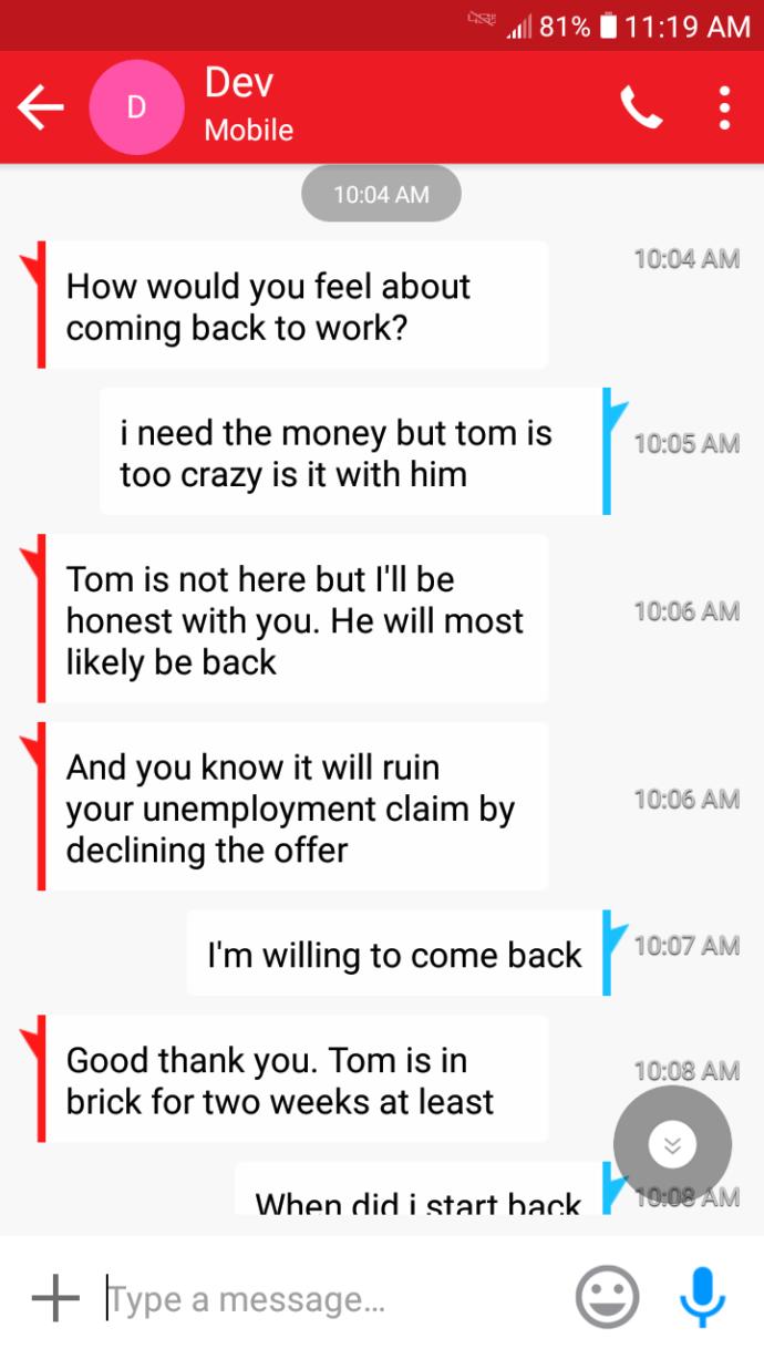 Can my boss say this to me?