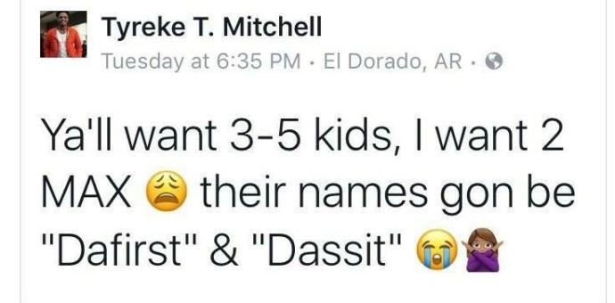 Whats the maximum amount of kids you’d want? Is there an age you intend to put a stop to that?