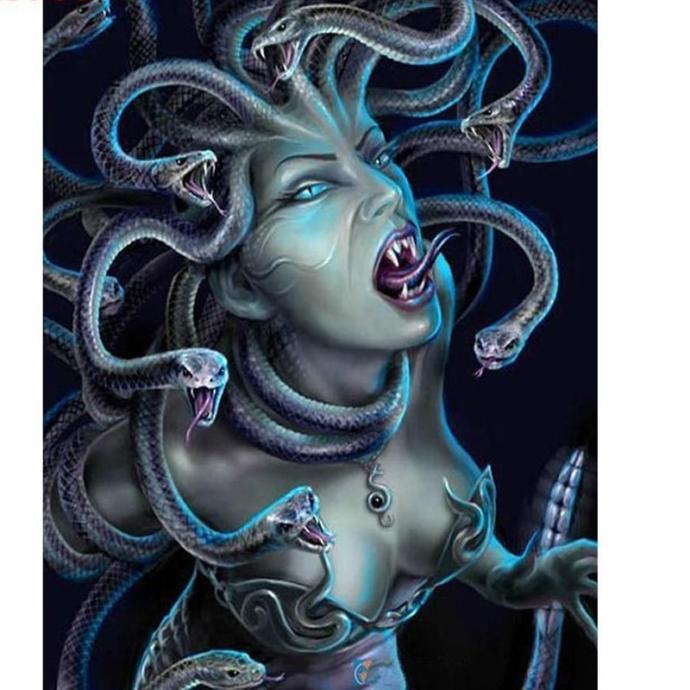 Is the mythology of Medusa genuine Goddess worship, or really ancient mans anger and rage against the female species?