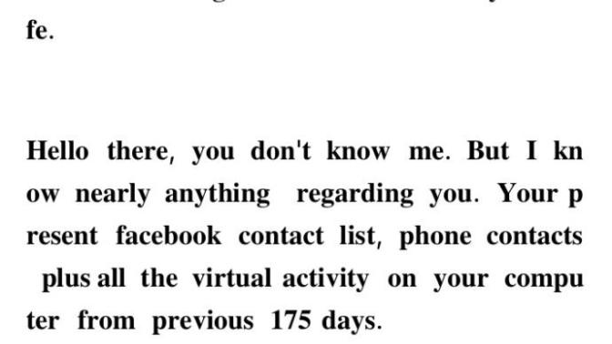 What is Sextortion email scam?