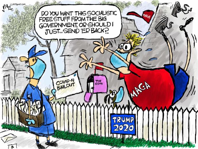 Will trump cultists return their stimulus check since its socialism?
