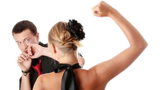 If you saw a guy being hit repeatedly by a woman because he refuses to hit back, would you step in and kick her ass?
