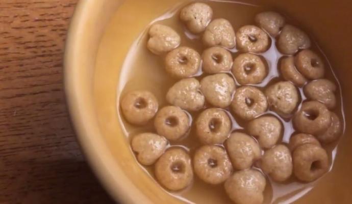 When eating cereal, do you pour in the cereal first, or the water?