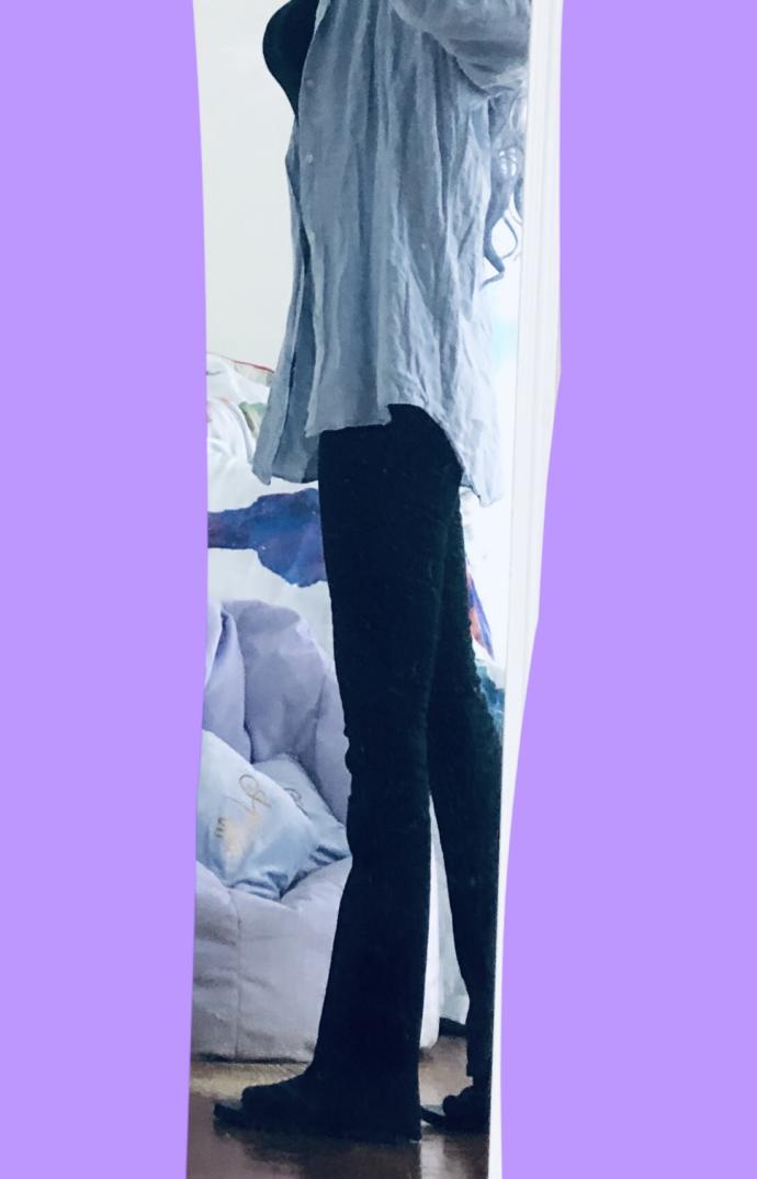 Wear me 🌹 wear me not 🥀 {Also, Is the over sized open button shirt (on Women) a style from the 80s , the way boyfriend jeans are a style now}?