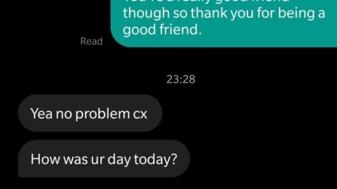Did I just get friendzoned by my fwb? He was really high when he texted me?