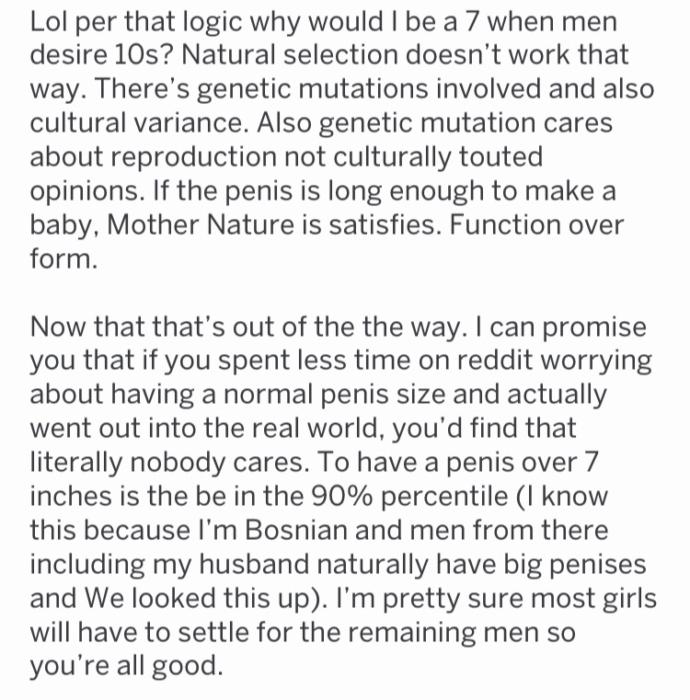 What does she mean by you’re all good?