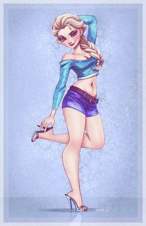 What do you think of these pinup Elsa images?