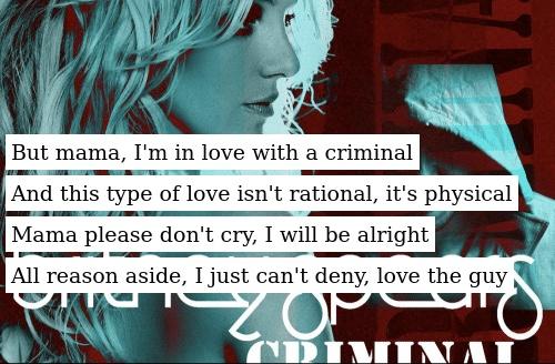 Have you ever been in love with a criminal?