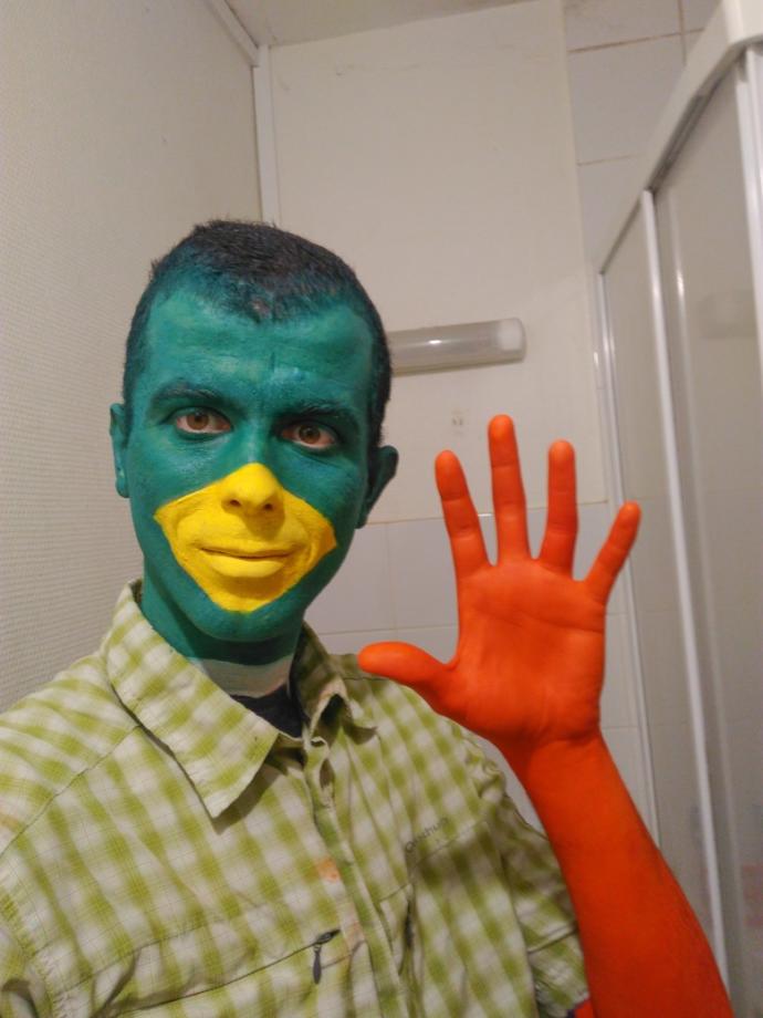 I painted myself as a colvert duck for fun. 😁🦆 Do you like it?
