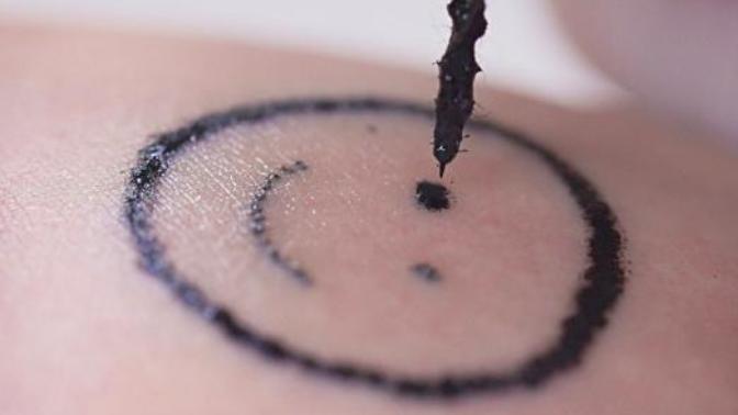 Have you ever done a stick and poke tattoo?