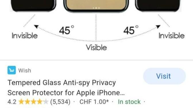 Privacy screen protector?