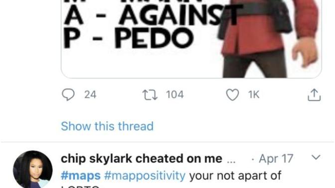 What your opinion on the MAPS movement that’s going around Twitter?