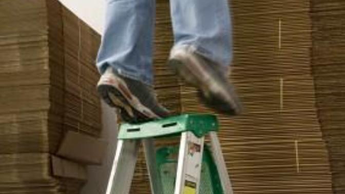 Do you stand on the top of ladders?