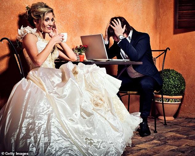 True or False: Men dont actually want to help plan the wedding. They just want the right say no?