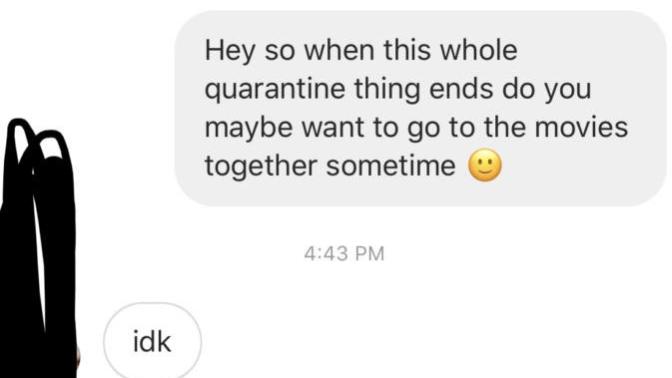 What does I don't know mean in response to asking a guy out?