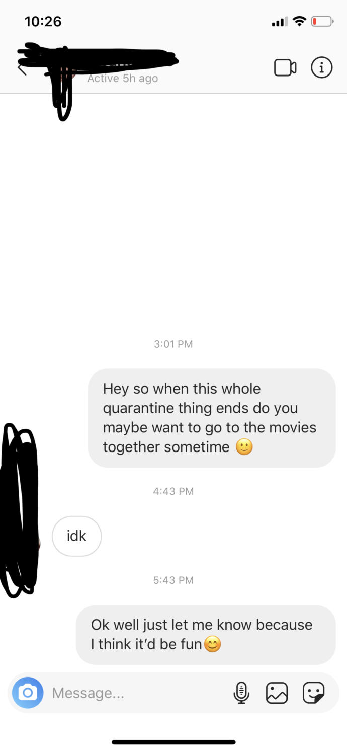 What does I dont know mean when asking your crush (boy) out?