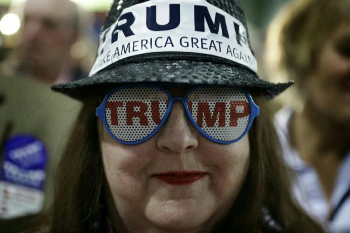 Why do Americans wear Trump caps?