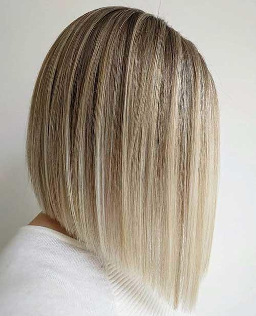 I really bob in general, but when it's longer in the front is really disgusting and more blonde dyed