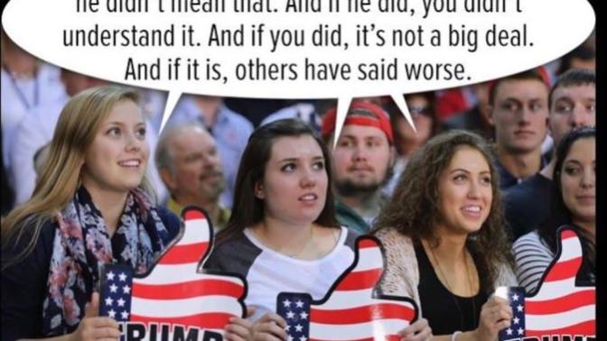 So, what is the real reason for Trump's irrational and mixed messages?