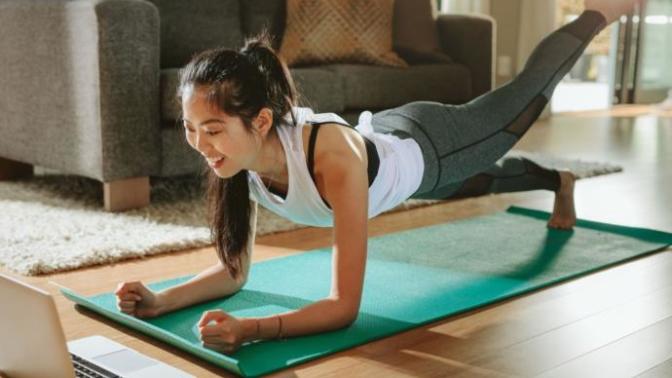 What kind of workout do you get at home?