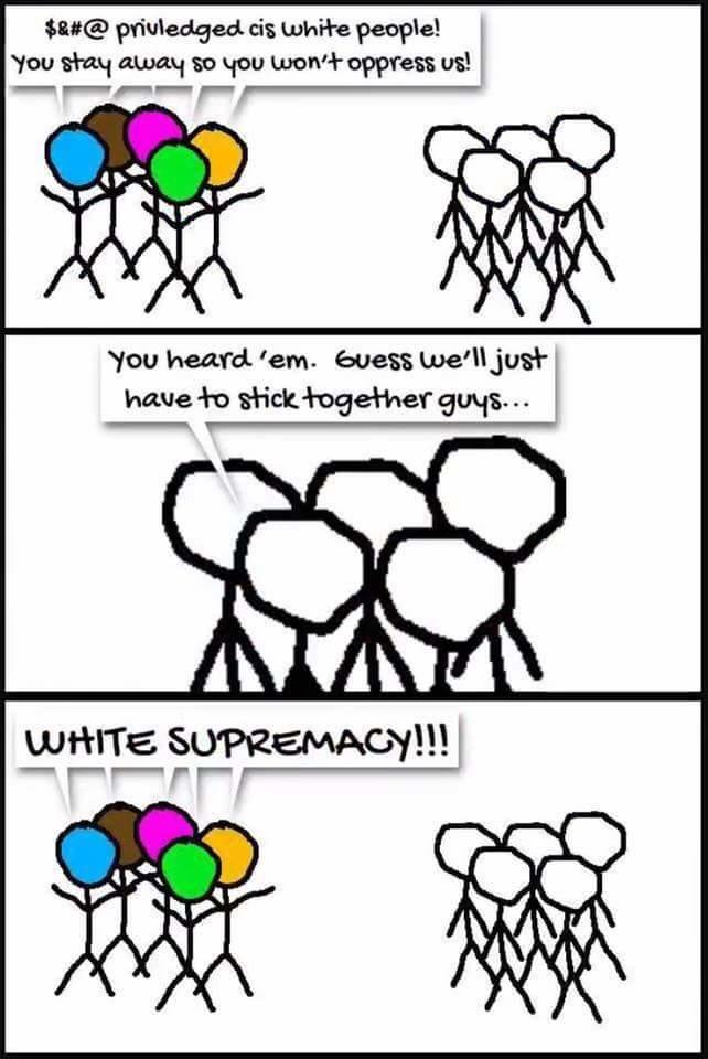 Do you think it's OK for minorities to mistreat White people?