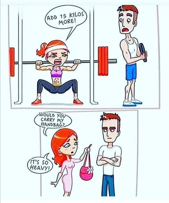 Guys, which one is better? Strong girl or weak girl?