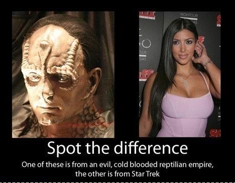 Tomato, tomahtoe- Cardassian, Kardashian.