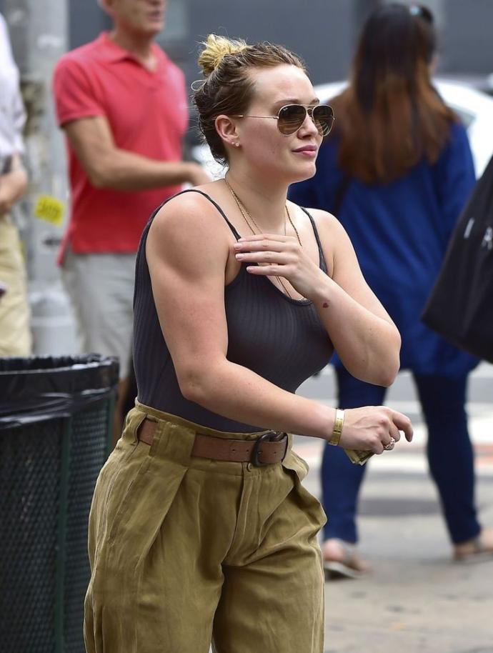 Which female athlete or celebrity do you think is physically stronger ?
