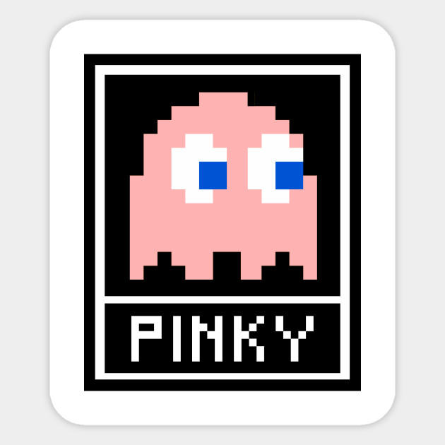 Which of the 4 ghosts that haunts Pac-Man has the most appropriate name that fits its color and character?