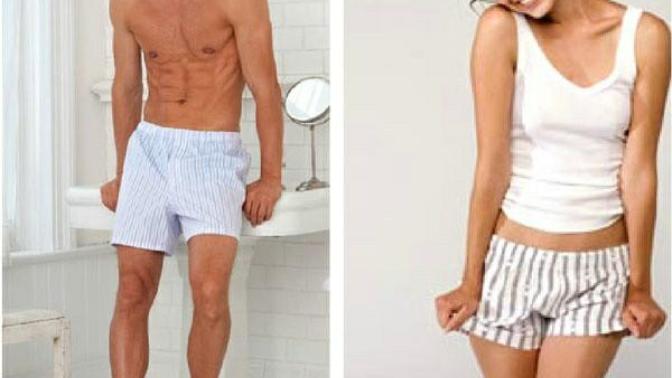 Girls, do you use guys boxer underwear as shorts around the house?