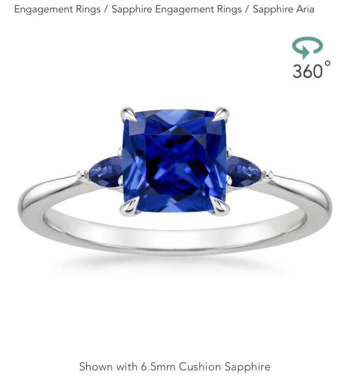 Sapphire engagement ring?