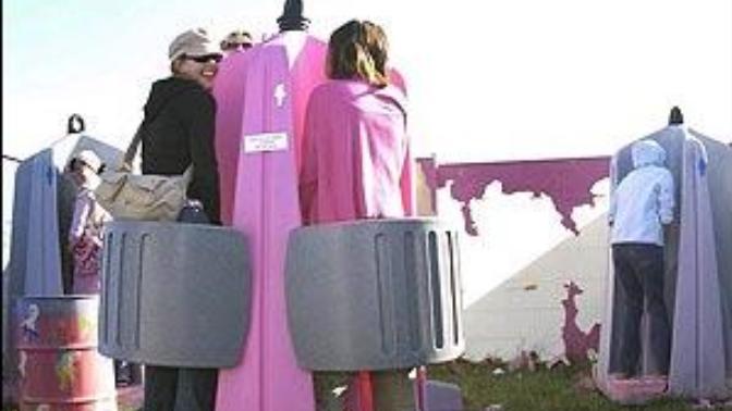 Would you use female urinals if they were placed outside or on the street?