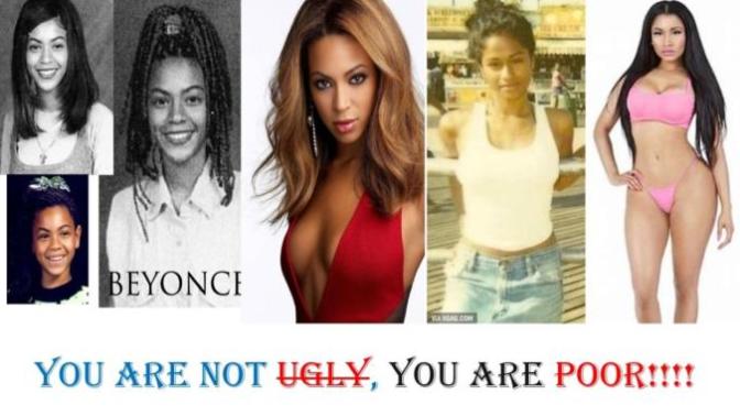 True Or False: You're Not Ugly... Just Poor?