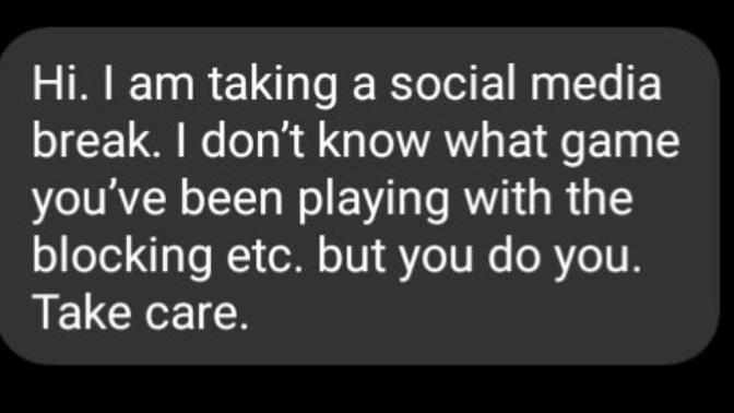 Why would a guy who rejected you send me this message?