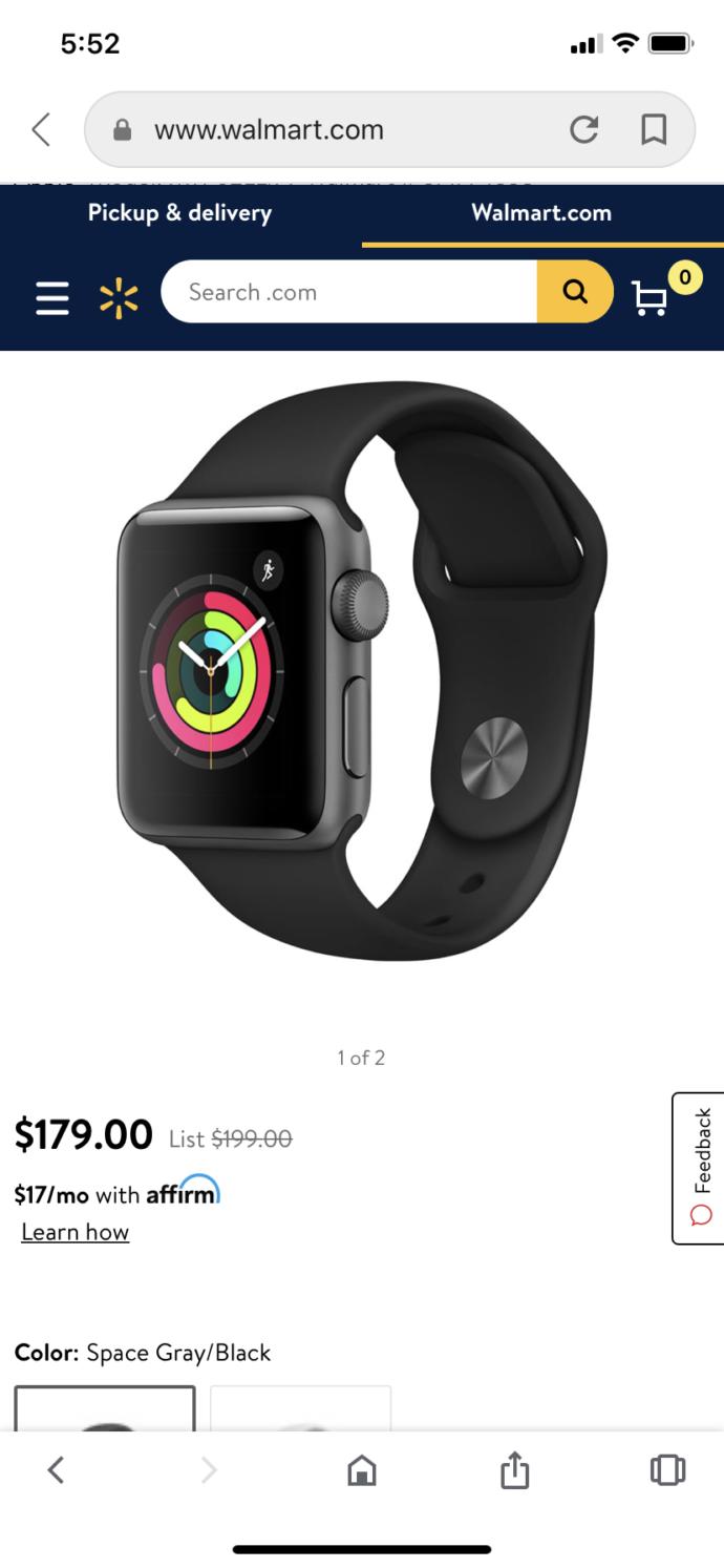 Which color Apple Watch ?