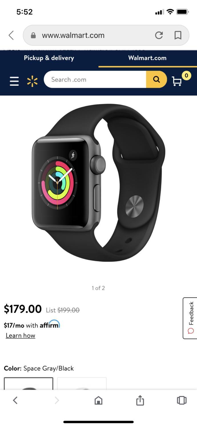 Which color Apple Watch?