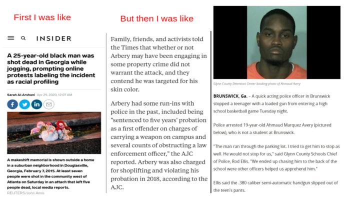 Armaud Arbery, a man taking a jog, and gunned down needs justice. What do you think of the situation?