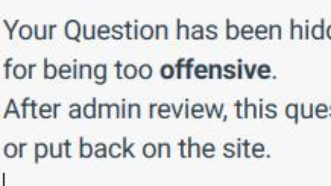 What's the definition of "too Offensive"?
