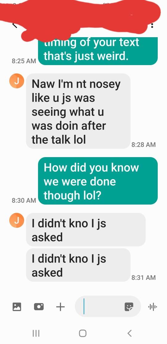 Guy in my neighborhood making me feel uncomfortable?