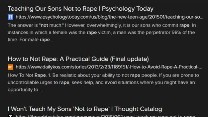 We'll "Teach boys not to rape" when we "Teach girls not to divorce rape". Fair is fair?