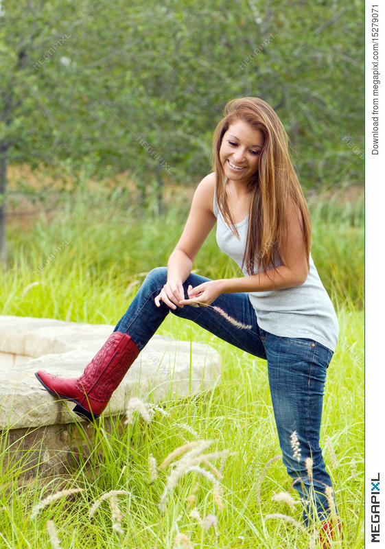 Why do girls look so badass wearing cowboy boots?
