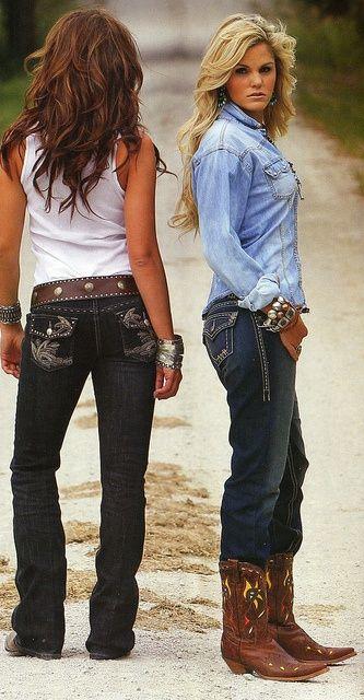Why do girls look so badass wearing cowboy boots?