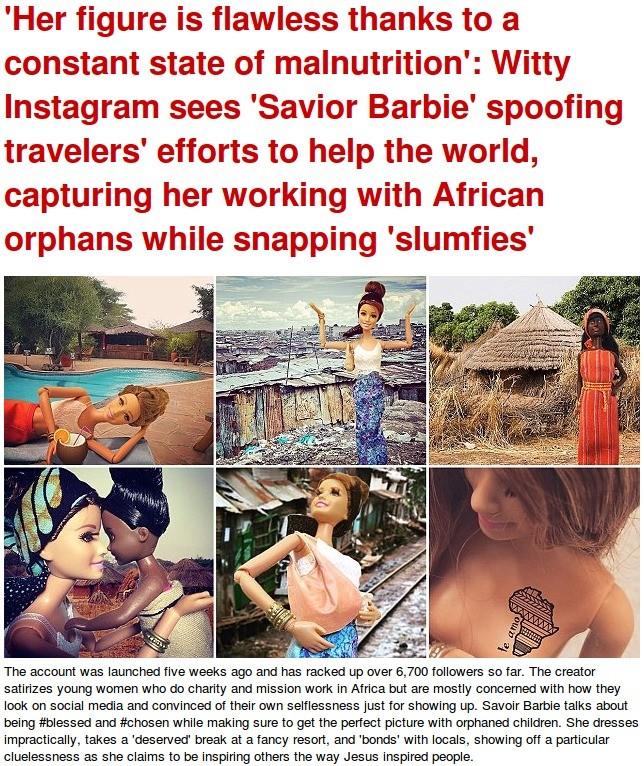 Being a White Saviour is it really a bad thing if so many people in the world need saving?