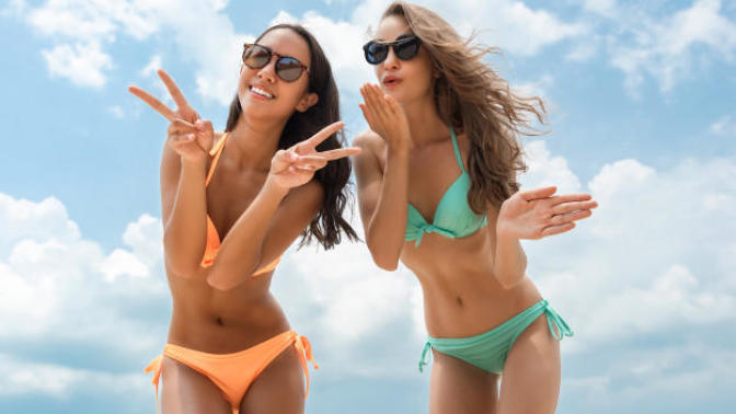 Girls, Why do you get embarrassed if we see you in your bra and underwear but not if it’s your bikini?