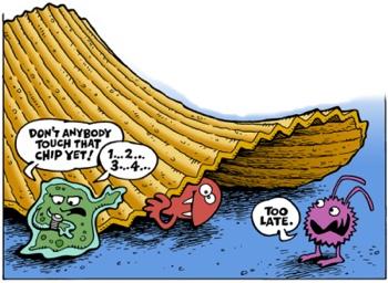 Five second rule: is it safe to eat food thats made quick contact with the floor?