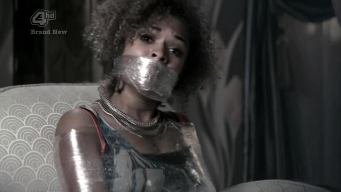 Do you think it is embarrassing on TV shows when the girl gets tied up?