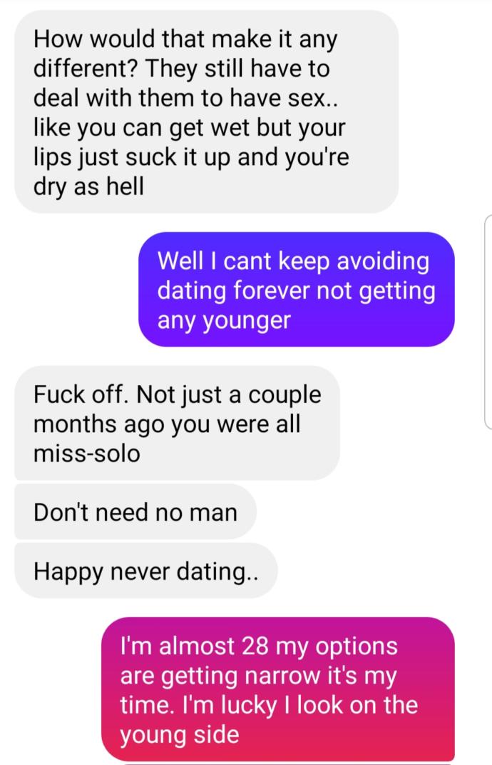 What is he saying this when we are only fuck buddies?